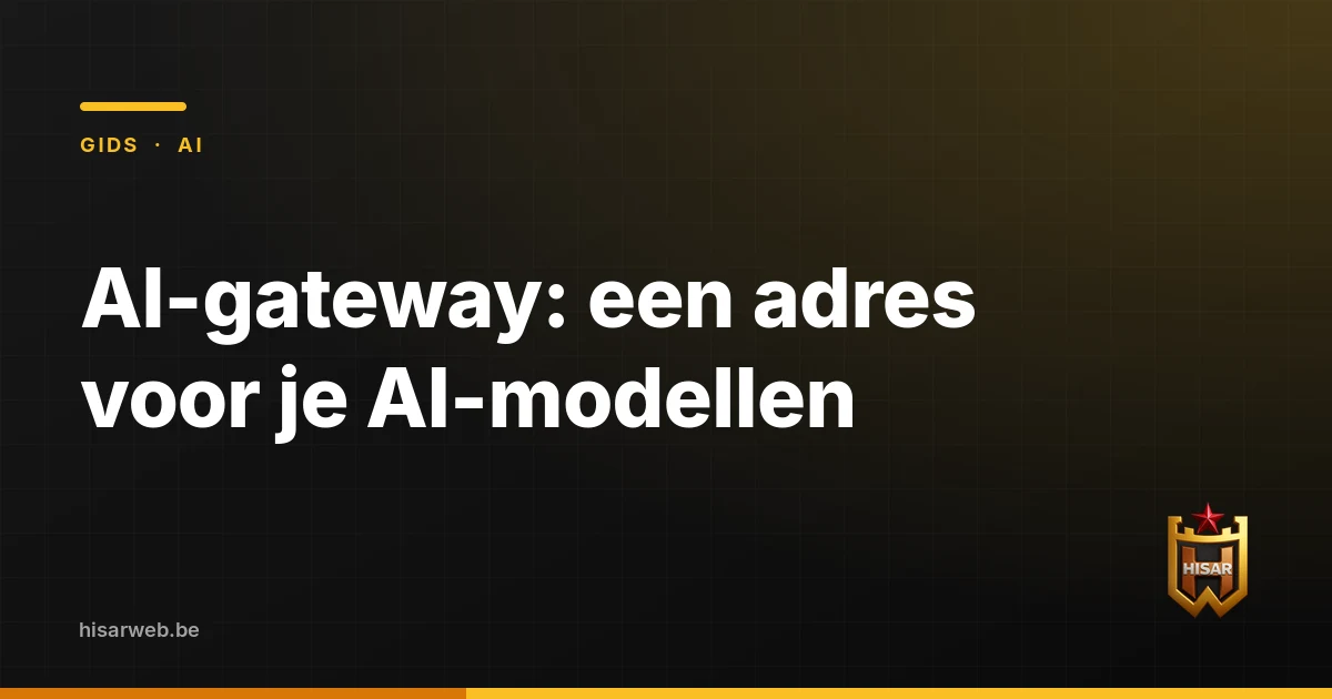 AI-gateway: een adres voor je AI-modellen