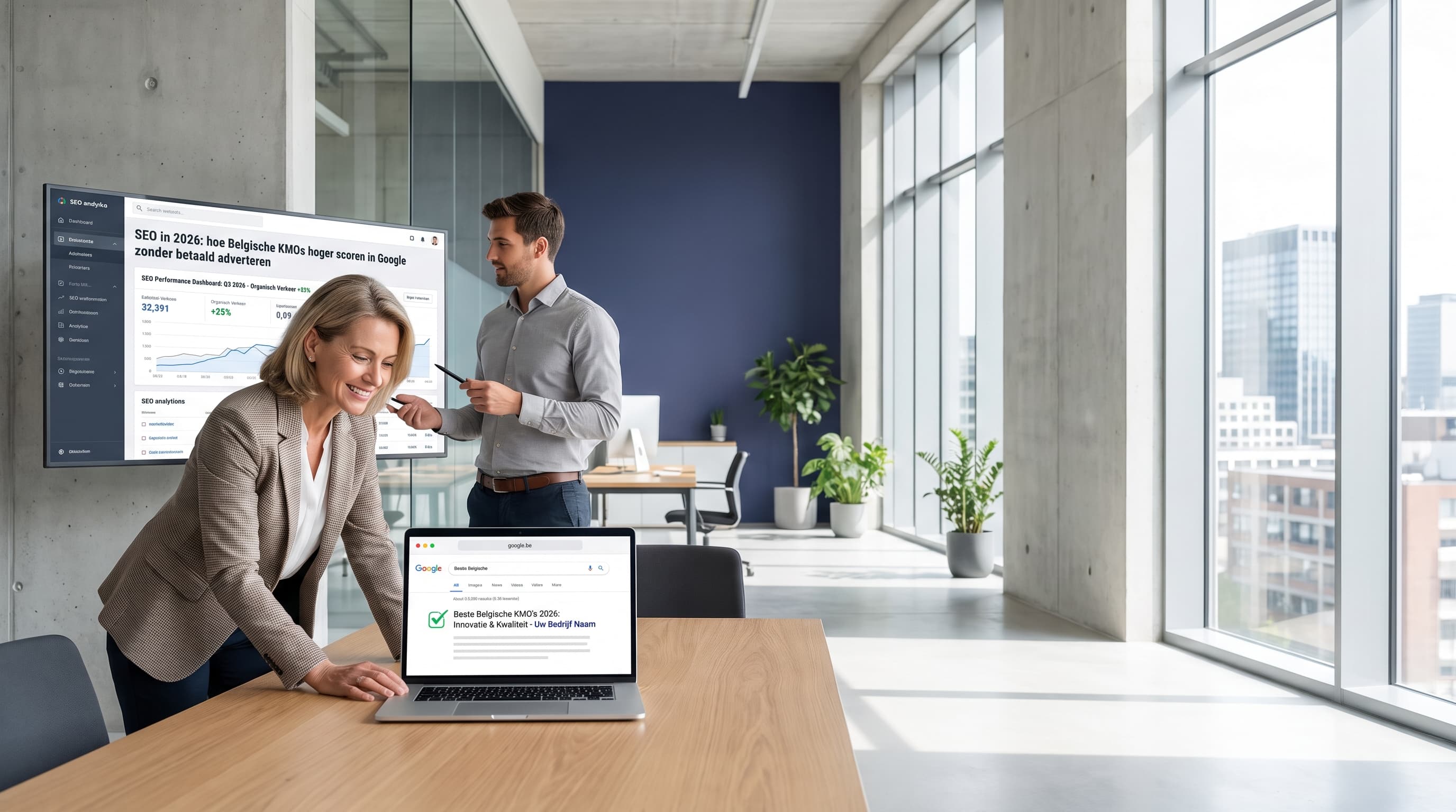 SEO in 2026: het stappenplan om als KMO in de Benelux hoger te scoren in Google zonder te adverteren