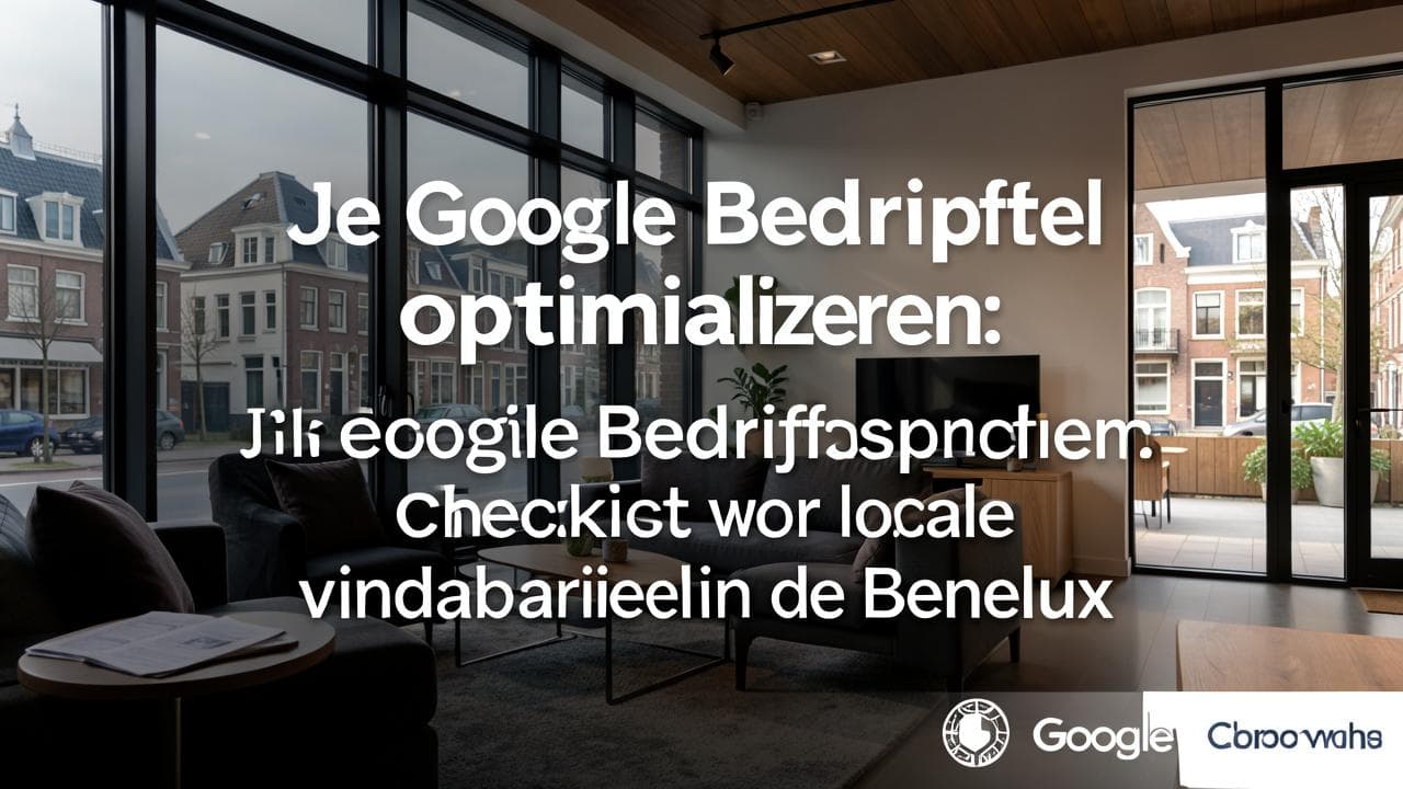 Je Google Bedrijfsprofiel optimaliseren: checklist voor lokale vindbaarheid in de Benelux