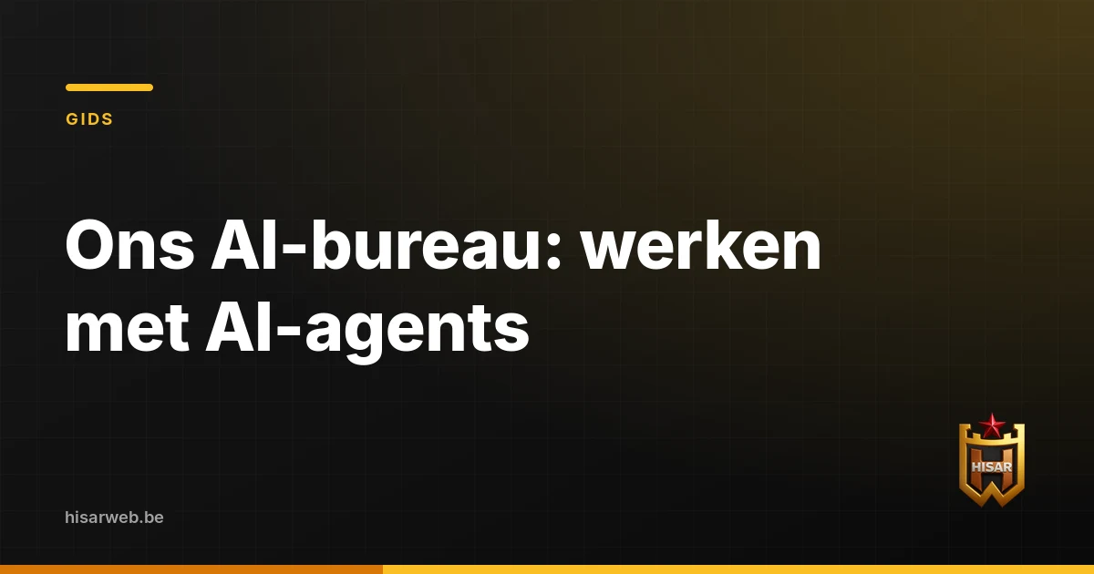 Ons AI-bureau: werken met AI-agents