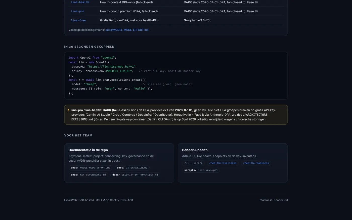 AI-gateway: Code en team